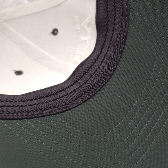 Nike Golf FlexFit Hat Size M/L Gray w/White Mesh Stretch Band‎ Cap TCR Alexan - Picture 8 of 12